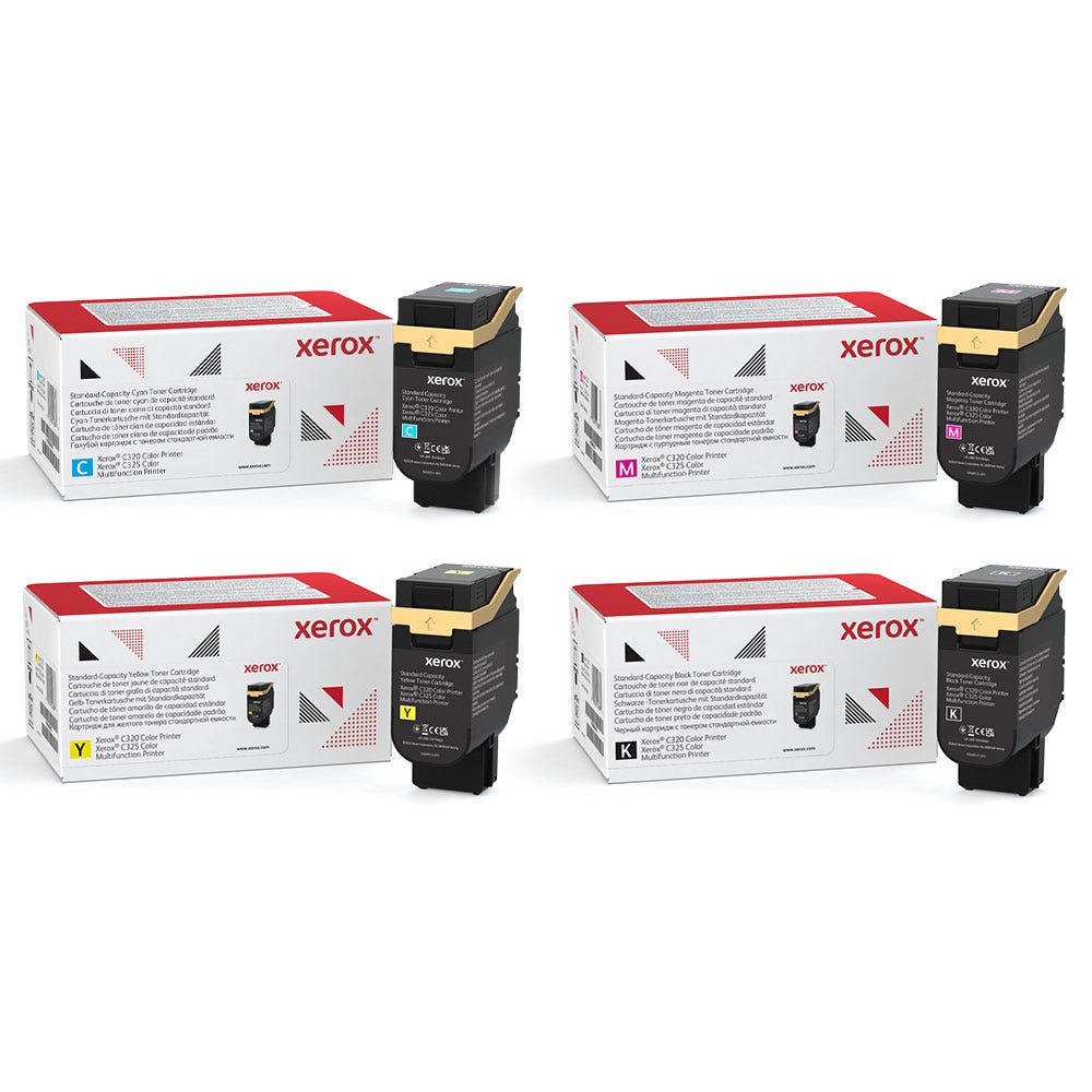 Cartouches de toner capacité standard pour la Xerox C320/C325